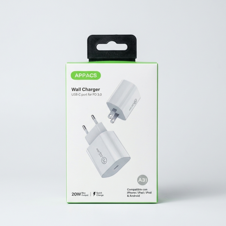 Cargador Appacs USB-C