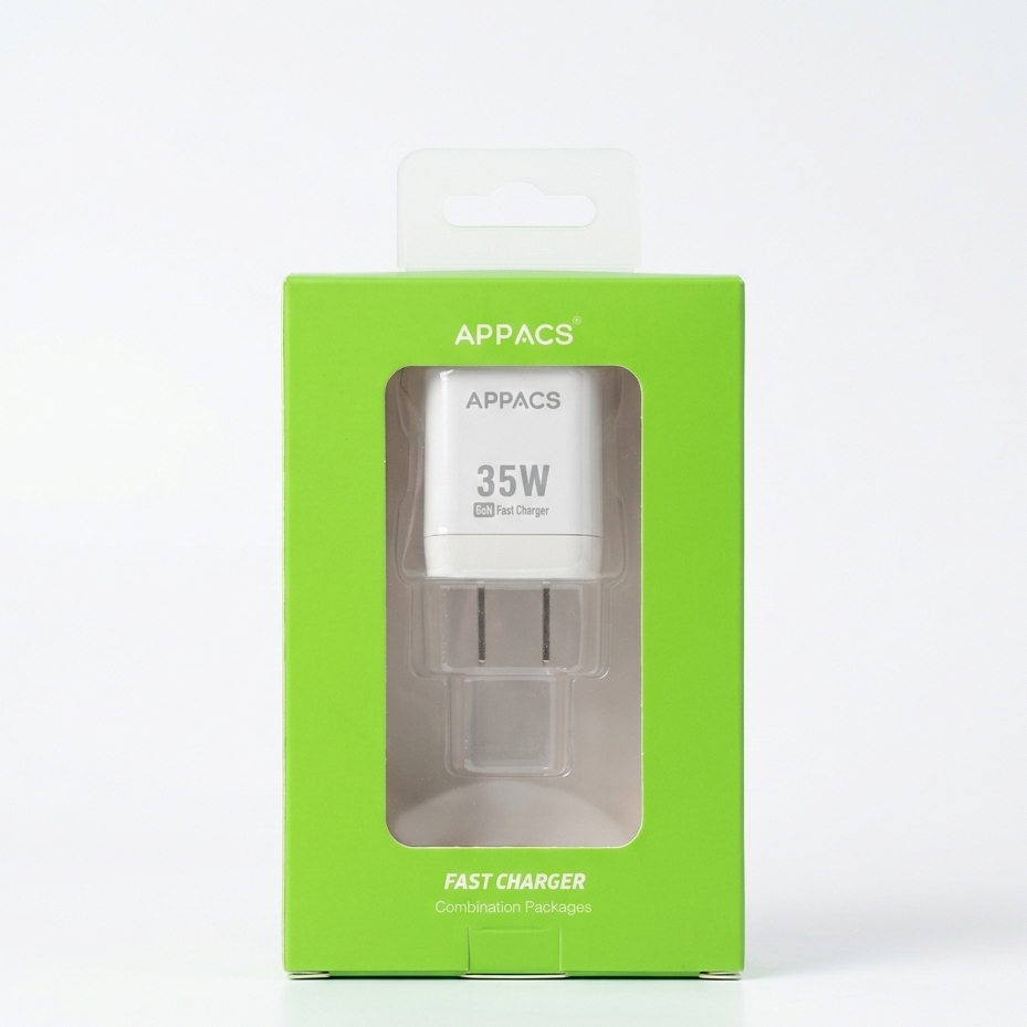 Cargador Appacs USB + USB-C