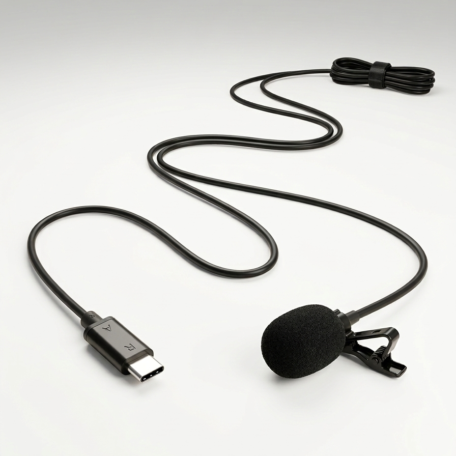 Micrófono V6 USB-C con Cable
